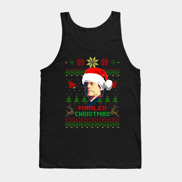 Gustaf Mahler Mahler Christmas Tank Top by Nerd_art